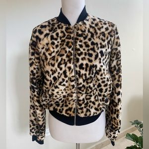 Express teddy sweater jacket